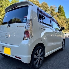 極上車！月々9千円〜分割払い可‼️ 車検2年付き！【名義変更代込み】☆スズキ ワゴンRスティングレーT☆快適なターボ☆グングン進みます☆HDDナビ付き☆走行中DVD見れます☆プッシュスタート☆ドライブレコーダー付きのフル装備☆事故歴修復歴なし☆そのまま乗って帰れます！の画像
