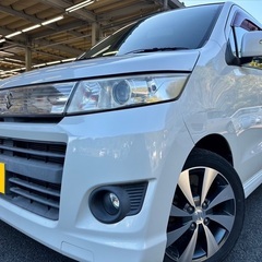極上車！月々9千円〜分割払い可‼️ 車検2年付き！【名義変更代込み】☆スズキ ワゴンRスティングレーT☆快適なターボ☆グングン進みます☆HDDナビ付き☆走行中DVD見れます☆プッシュスタート☆ドライブレコーダー付きのフル装備☆事故歴修復歴なし☆そのまま乗って帰れます！の画像