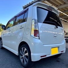 極上車！月々9千円〜分割払い可‼️ 車検2年付き！【名義変更代込み】☆スズキ ワゴンRスティングレーT☆快適なターボ☆グングン進みます☆HDDナビ付き☆走行中DVD見れます☆プッシュスタート☆ドライブレコーダー付きのフル装備☆事故歴修復歴なし☆そのまま乗って帰れます！の画像