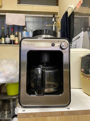 5日に受け渡し可能な方に限り2000円でお譲りいたします！シロカ コーヒーメーカー 2019年製