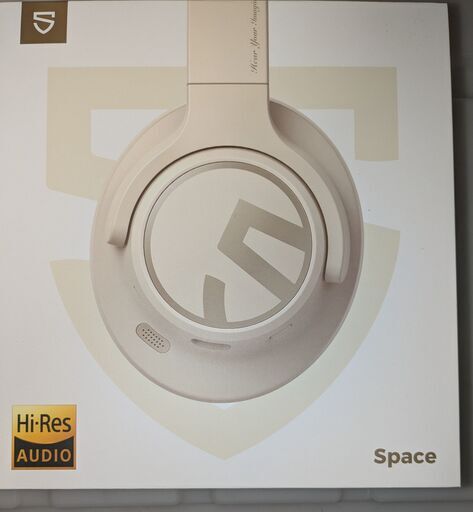 ノイズキャンセリングヘッドホン SOUNDPEATS Space ベージュ