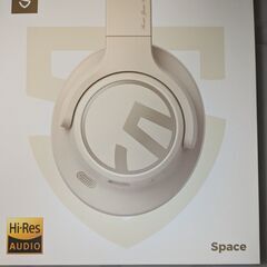 ノイズキャンセリングヘッドホン SOUNDPEATS Space ベージュの画像
