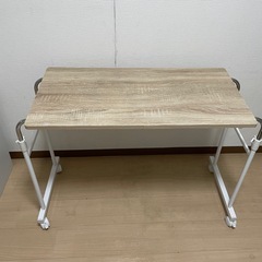ぼん家具 ベッドテーブル オーバーベッドテーブル キャスター付き...