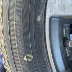 14インチスタッドレスタイヤ　ホイールの画像