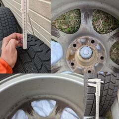 【取引終了】スタッドレス　16インチ◆215/65R16 ◆GOOD YEAR 　ICE NAVI 7◆2022製　7分山強の画像