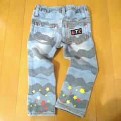 ９５ｻｲｽﾞ　ビッツ　BITZ 　ねこデニム　ウエストゴム　カワイイ♡♡♡　美品の画像