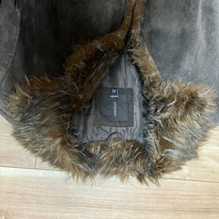 ファー付きコートの画像