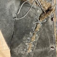 ファー付きコートの画像