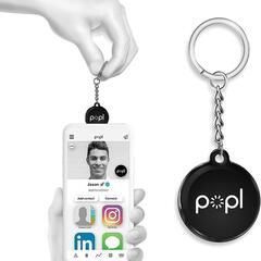 Popl キーチェーン (ブラック)の画像