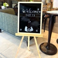 ウェルカムボード（ブラックボード&イーゼル）の画像