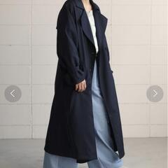 Mysa&Liina バックプリーツトレンチコートの画像