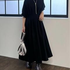 アンディコール ウエストタック半袖ワンピースの画像