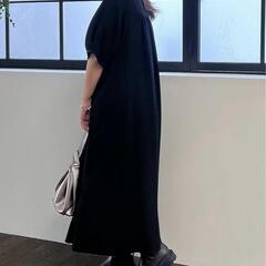 アンディコール ウエストタック半袖ワンピースの画像