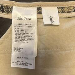 milaowen　ウエストシャーリングタイトスカートの画像