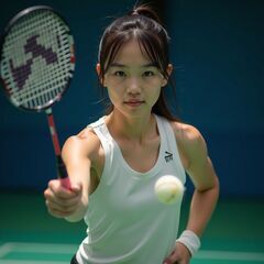 バトミントン🏸で一緒に楽しみましょう✨