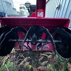 札幌より 除雪機 ヤナセYANASEスノースロワー 8-9G 80cmで9馬力　美品　配送対応可（札幌発200km位まで相談）の画像