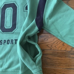 【中古】ZARA BOYS／ザラボーイズ　パーカー　 アウター グリーン　140cm 子供用の画像