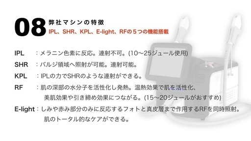 【業務用】本格光脱毛器　