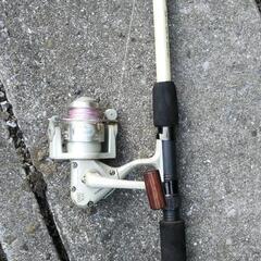 釣竿リール付き中古品