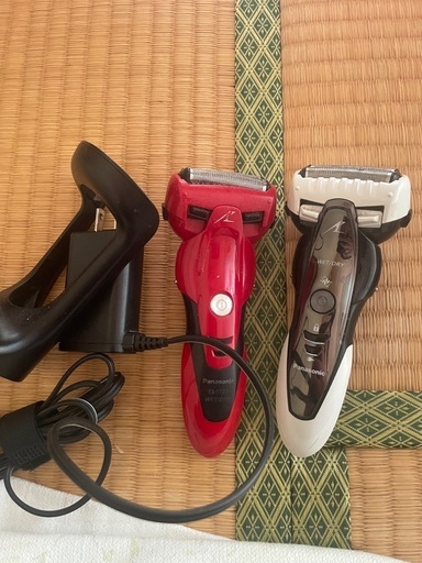ラムダッシュ　メンズシェーバー　赤と白　二台セット　中古