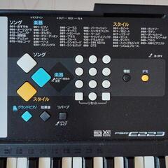 YAMAHA電子キーボードの画像
