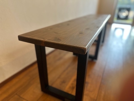 お洒落なダイニングベンチ