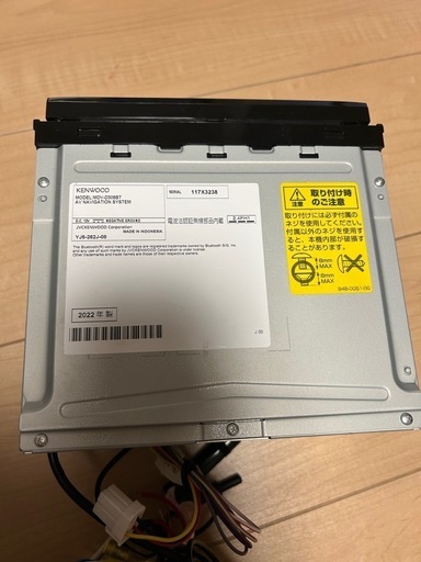 カーナビ　KENWOOD  2022年製　MDV-D308BT
