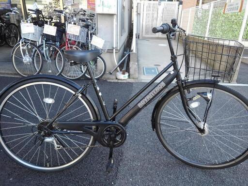 中古自転車３２９１　２７インチ　６段ギヤ　LEDオートライト