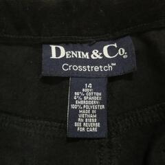 DENIM&Co.   コーデュロイパンツ  刺繍の画像