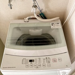 無料 ニトリ Nitori 6kg 全自動洗濯機 NT60L1 ホワイトの画像