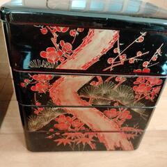 重箱　台　皿付　2セットの画像