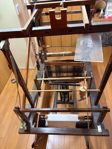 機織り機 大型 裂き織り機 アンティーク