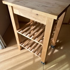 IKEA イケア BEKVAM ベクヴェーム　キッチンワゴン【お...