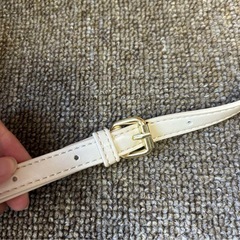 値下げ　Honeys大人可愛い　オフホワイト　ショルダーバッグの画像