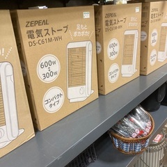 D1*111【ご来店いただける方限定】電気ストーブ（ZEPEAL）の画像