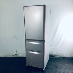 ID:rg219844 【自社配送エリア内限定】三菱 MITSUBISHI 冷蔵庫 ファミリー 中古 2016年製 3ドア 370L シャンパンピンク ファン式 右開き MR-C37Z-P1  【リユース品：状態D】【送料無料】【設置費用無料】