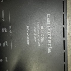 オーディオ　デジタルセッシングユニット　DSP DEQ-1000A