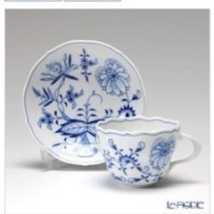 マイセン　ティーカップ　コーヒーソーサーの画像