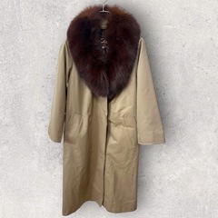 Chigusa Boubell ちぐさ　ボーベル　裏地ヒョウ柄　トレンチコートの画像