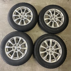 決まりました。195/65R15 スタッドレスタイヤアルミホイール付き