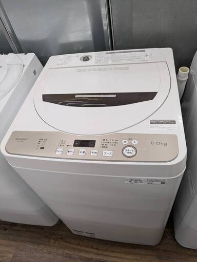 洗濯機 シャープ ES-GE6D 2020年製 【ジャングルジャングルイズミヤ広陵店】