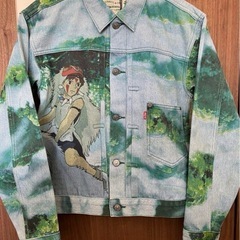 リーバイス×もののけ姫　San & Wolf Trucker Jacketの画像