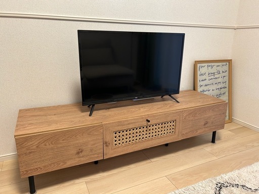 ラタンテレビ台