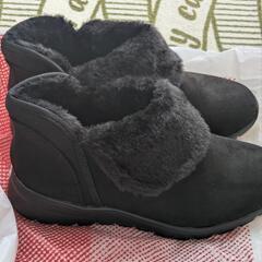 (新品)手を使わず履けるブーツ🥾[M  ブラック] の画像