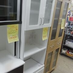 NITORI ニトリ レンジボード コパン 60RB WH 白 ホワイト 食器棚 食器