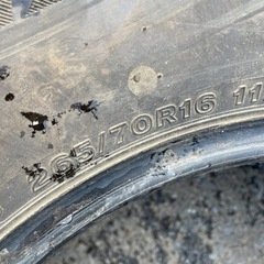 タイヤ　BRIDGESTONE　BLIZZAK DM-V2 265/70R16の画像
