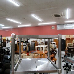 ステンレス ラック 5段 幅60×奥行60×高さ180cm シルバー シェルフ 業務用 厨房 店舗 什器 苫小牧西店の画像