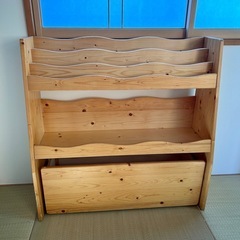 LOWYA 　おもちゃ収納　絵本棚　本棚　子供