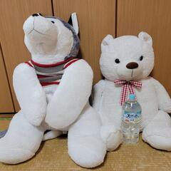 大きなぬいぐるみ　2個の画像