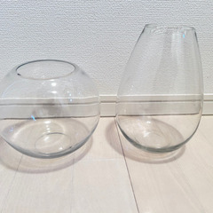 【無料】ガラス容器2タイプ
